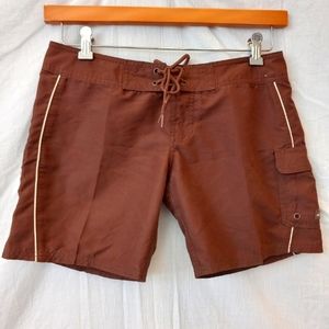 Old school O'Neill brown board shorts, size 3
